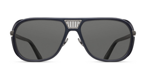 Matsuda M3023-V2 | Antique Silver - Matte Black