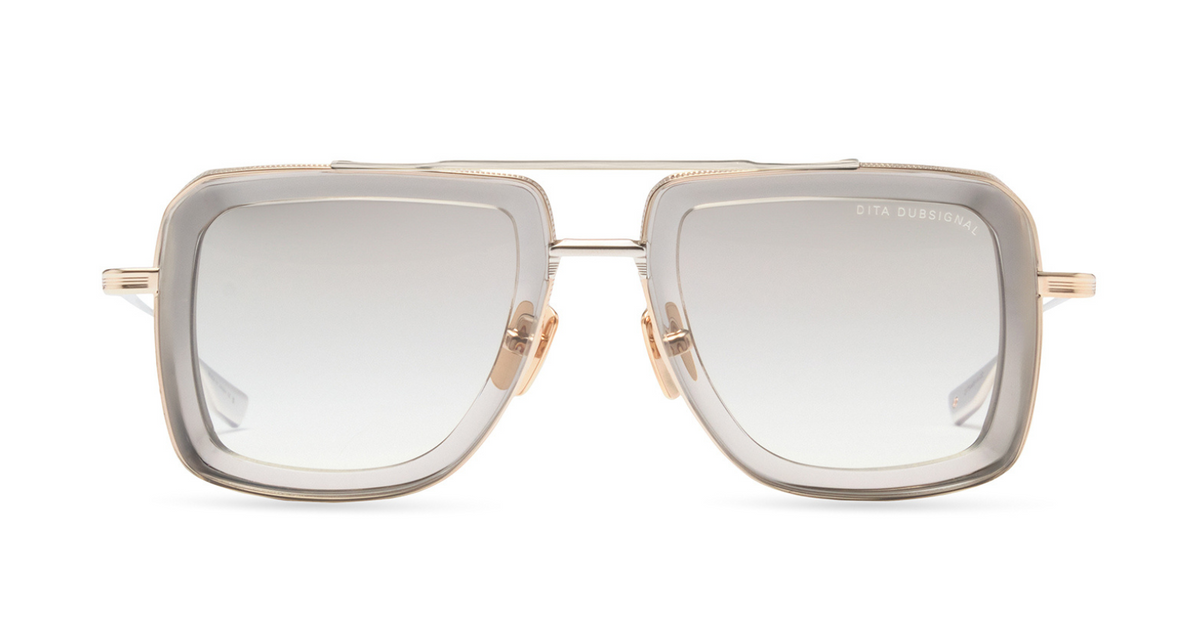 メガネ DITA DITA Eyewear - AMORLY - crystal clear white gol AMORLY - DITA Eyewear Official