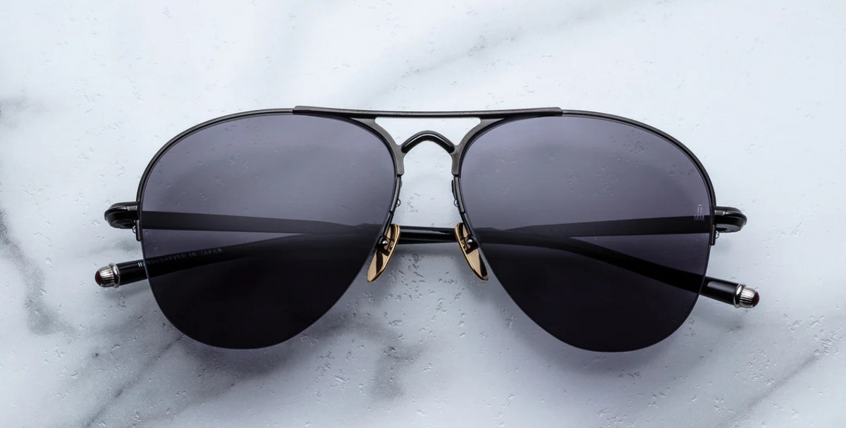 VERGELMER ブラックメタル　BLACKL Jacques Marie Mage Amelia Black Sunglasses in Black - limited