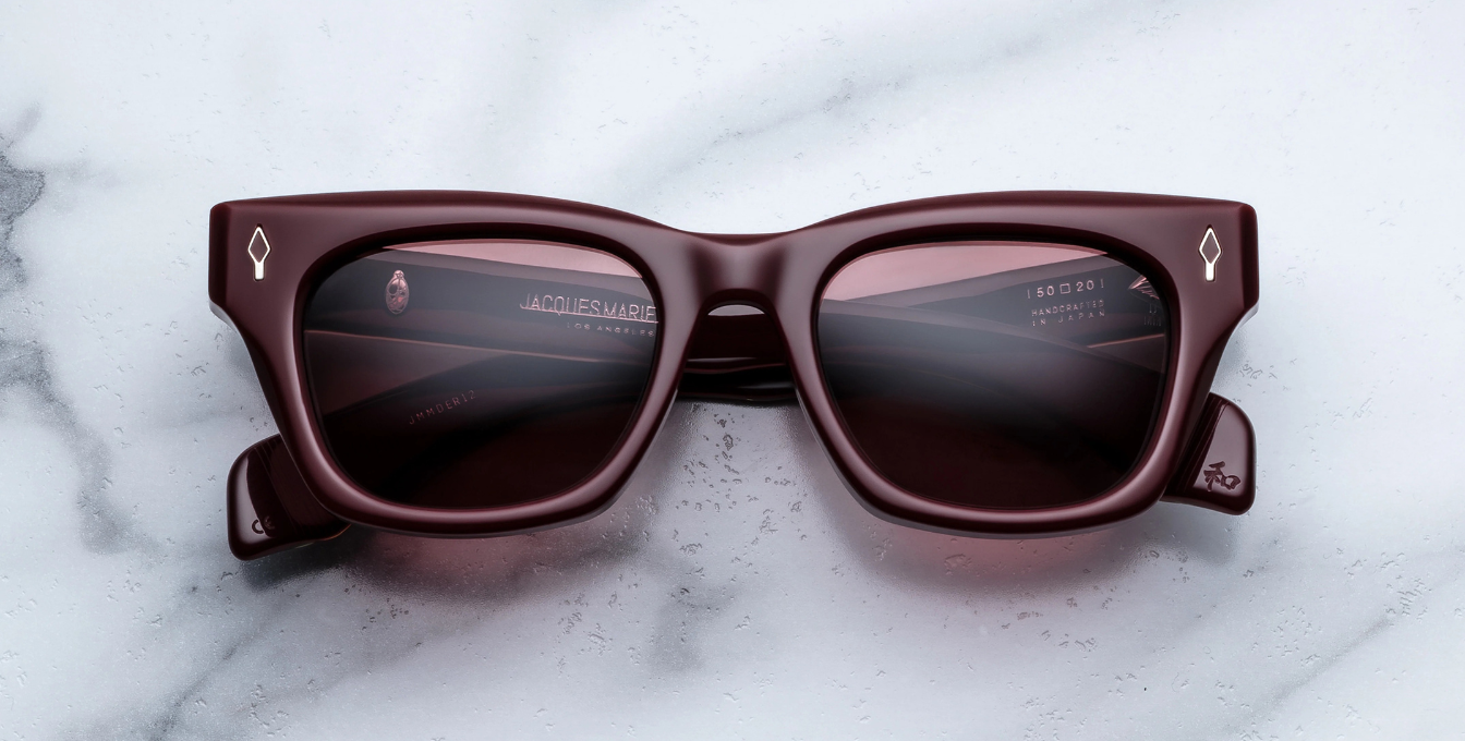 JMM Dealan EPOXY II Cassis - luxury sunglasses in Bordeaux and red