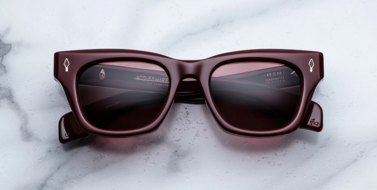 JMM Dealan EPOXY II Cassis - luxury sunglasses in Bordeaux and red