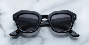 jacques marie mage eichler noir11 eckige sonnenbrille in schwarz mit grauen verlaufsgläsern