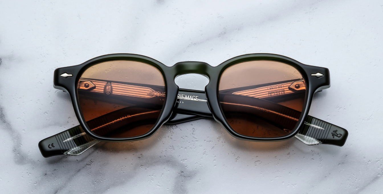 Jacques Marie Mage Zephirin Borneo Sunglasses in Green - limited