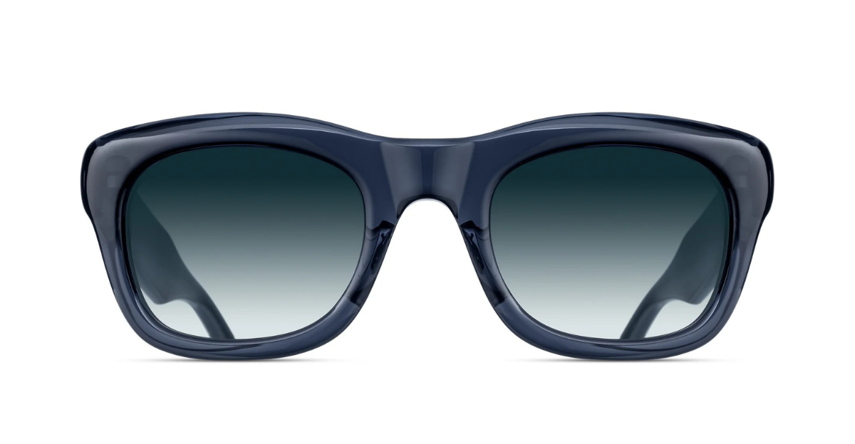 Matsuda M1042 | Dark Navy Crystal – Luxury sunglasses with a blue