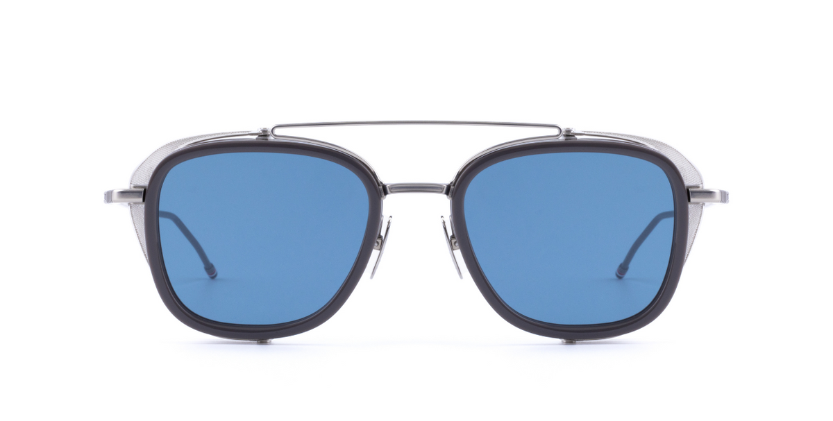 Thom Browne 808A 020 Sunglasses in Grey and Silver - luxury