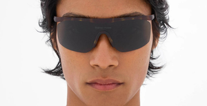 district vision konoha tortoise sportsonnenbrille in havana mit grünen gläsern