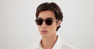 Cartier CT0536S | 003 runde Sonnenbrille mit grauenm Rand und grauen Gläsern