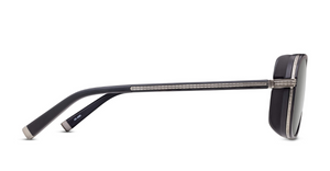 Matsuda M3023-V2 | Antique Silver - Matte Black