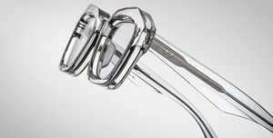 jacques marie mage eichler sulfur eckige sonnenbrille in grau mit grauen gläsern