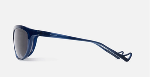 district vision Takeyoshi midnight dunkelblaue sportsonnenbrille mit blauen gläsern