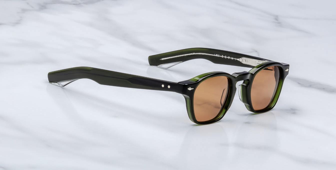 Jacques Marie Mage Zephirin Borneo Sunglasses in Green - limited