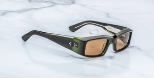 Eckige Jacques Marie Mage Harrison | Borneo - Luxussonnenbrille, handgemacht in Japan