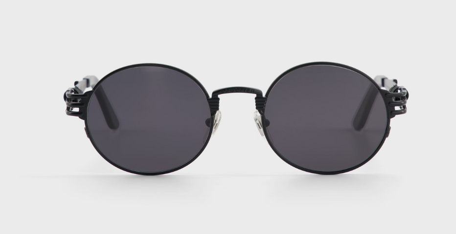 小物 Jean-Paul Gaultier Sunglasses/BLK Jean Paul Gaultier x Karim Benzema 56-6106 Black Sunglasses