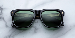 Jacques Marie Mage Yves Venom Sonnenbrille in Schwarz - limitierte, handgefertigte Luxusbrille