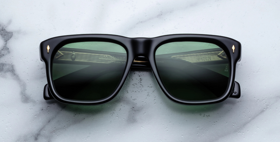 VERGELMER ブラックメタル　BLACKL Jacques Marie Mage Yves Venom Sunglasses in Black - limited