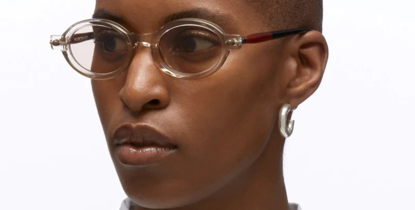 Kuboraum P6 CHP Sonnenbrille in Champagne - handgefertigte Luxusbrille