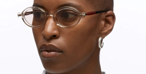 Kuboraum P6 CHP Sonnenbrille in Champagne - handgefertigte Luxusbrille