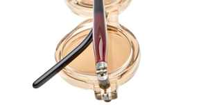 Kuboraum P6 CHP Sonnenbrille in Champagne - handgefertigte Luxusbrille