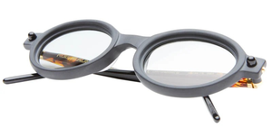 Kuboraum P6 BMH Sonnenbrille in Black Matt - handgefertigte Luxusbrille