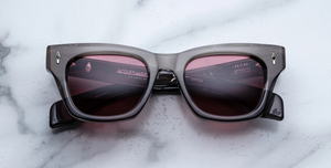 Jacques Marie Mage Dealan Mauvais Sang Sonnenbrille in Grau - limitierte, handgefertigte Luxusbrille 