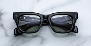 Jacques Marie Mage Dealan Cabaret Vert Sonnenbrille in Schwarz - limitierte, handgefertigte Luxusbrille 