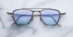 Jacques Marie Mage 1992 Antique Gunmetal Sonnenbrille in Silber - limitierte, handgefertigte Luxusbrille 