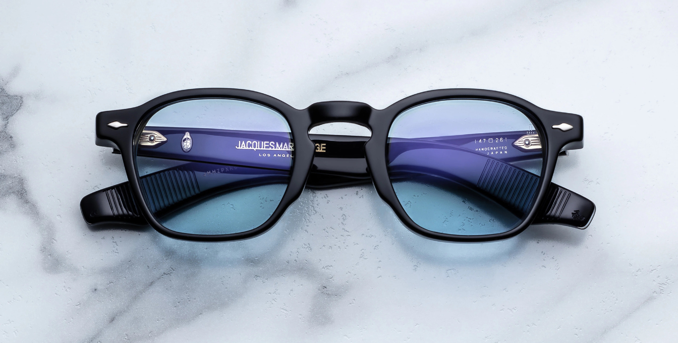 Jacques Marie Mage Zephirin 47 Obscure Sonnenbrille in Schwarz - limitierte, handgefertigte Luxusbrille 