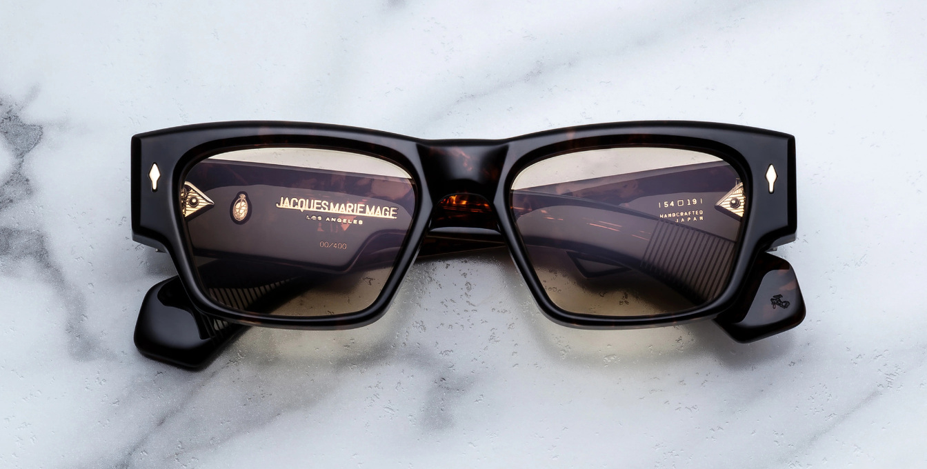 Jacques Marie Mage Zimmerman Sonnenbrille in Agar - limitierte, handgefertigte Luxusbrille 