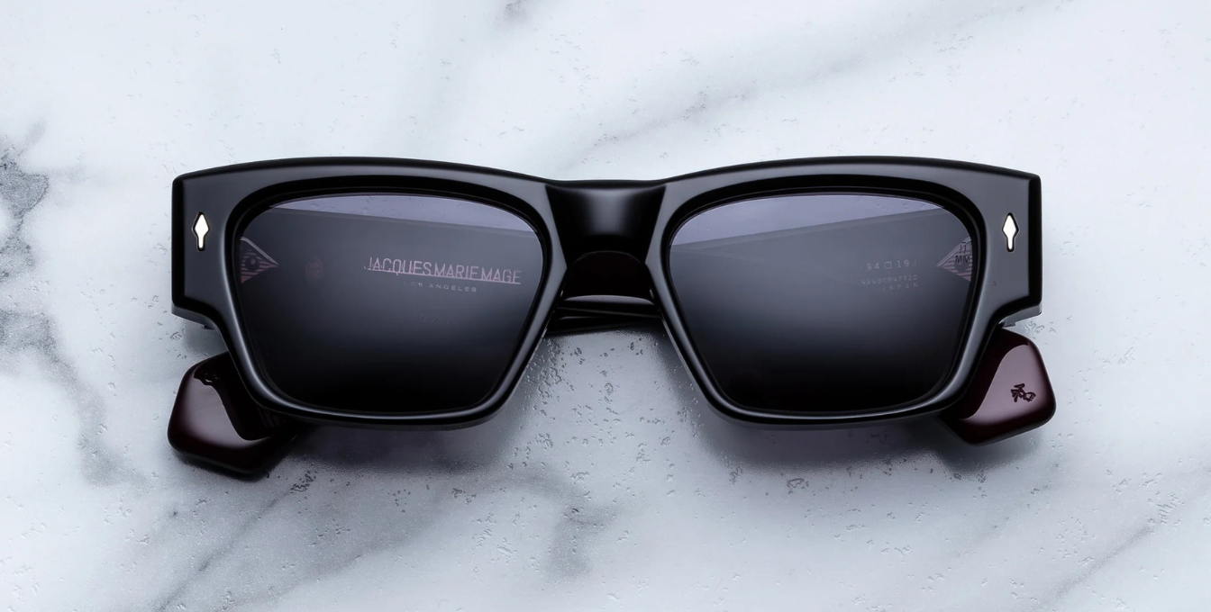 Jacques Marie Mage Zimmerman Sonnenbrille in Bloodstone - limitierte, handgefertigte Luxusbrille 