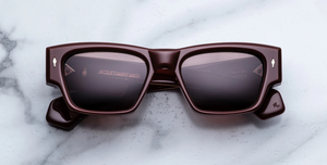 Jacques Marie Mage Zimmerman Sonnenbrille in Bordeaux Empire - limitierte, handgefertigte Luxusbrille 