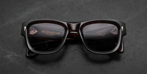 Jacques Marie Mage Last Frontier Conrad Sonnenbrille in Braun - limitierte, handgefertigte Luxusbrille