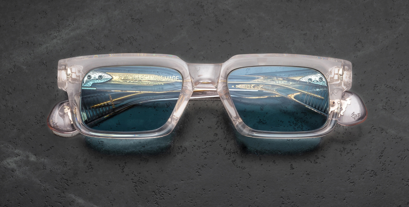 Jacques Marie Mage Last Frontier Belvedere | Cameo | In-Store only Sonnenbrille in Rosa - limitierte, handgefertigte Luxusbrille