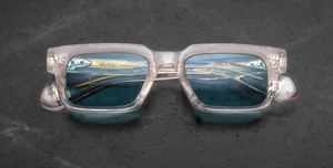 Jacques Marie Mage Last Frontier Belvedere | Cameo | In-Store only Sonnenbrille in Rosa - limitierte, handgefertigte Luxusbrille