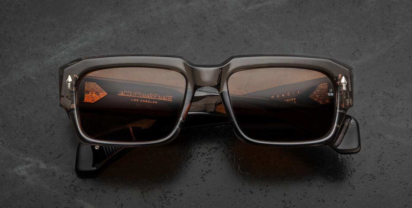 Jacques Marie Mage Last Frontier Dakota | Tempest | In-Store only Sonnenbrille in Braun - limitierte, handgefertigte Luxusbrille