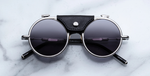 Jacques Marie Mage Sonnenbrille in Glacier in Silver - limitierte, handgefertigte Luxusbrille 