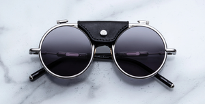 Jacques Marie Mage Sonnenbrille in Glacier in Silver - limitierte, handgefertigte Luxusbrille 