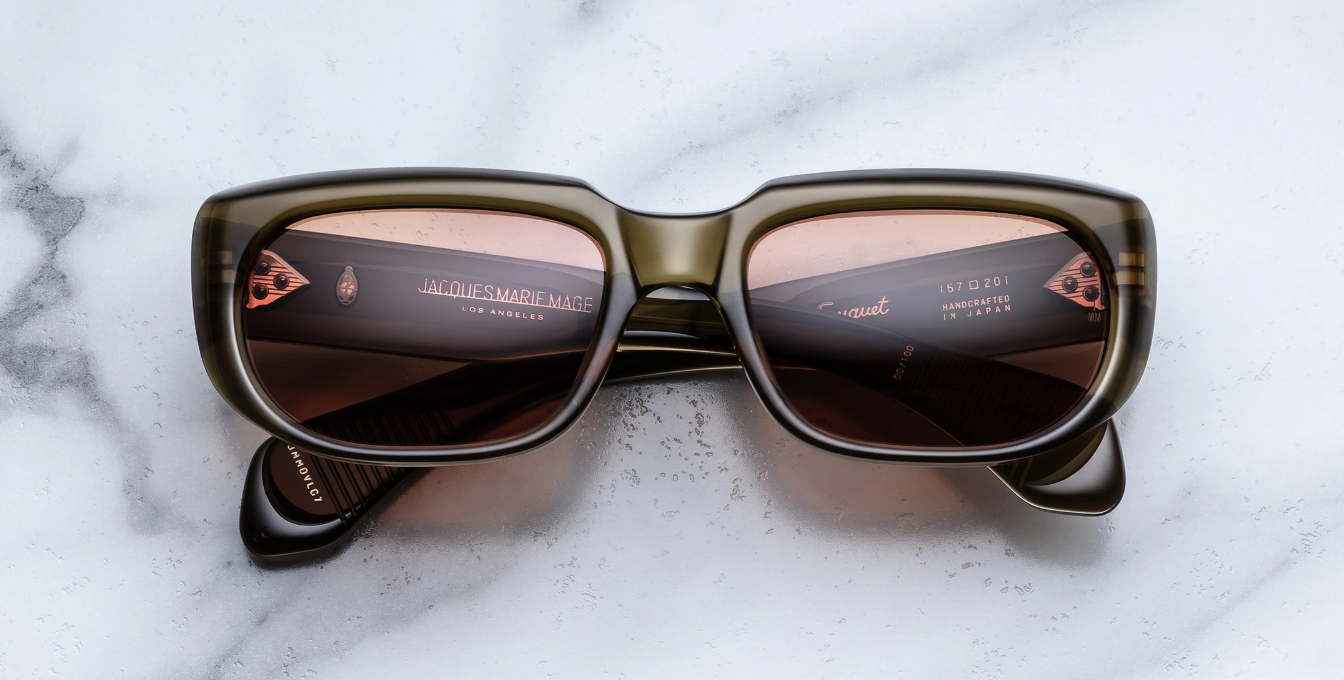 Jacques Marie Mage Deauville | Pastis - limitierte Luxussonnenbrille, handgefertigt in Japan 