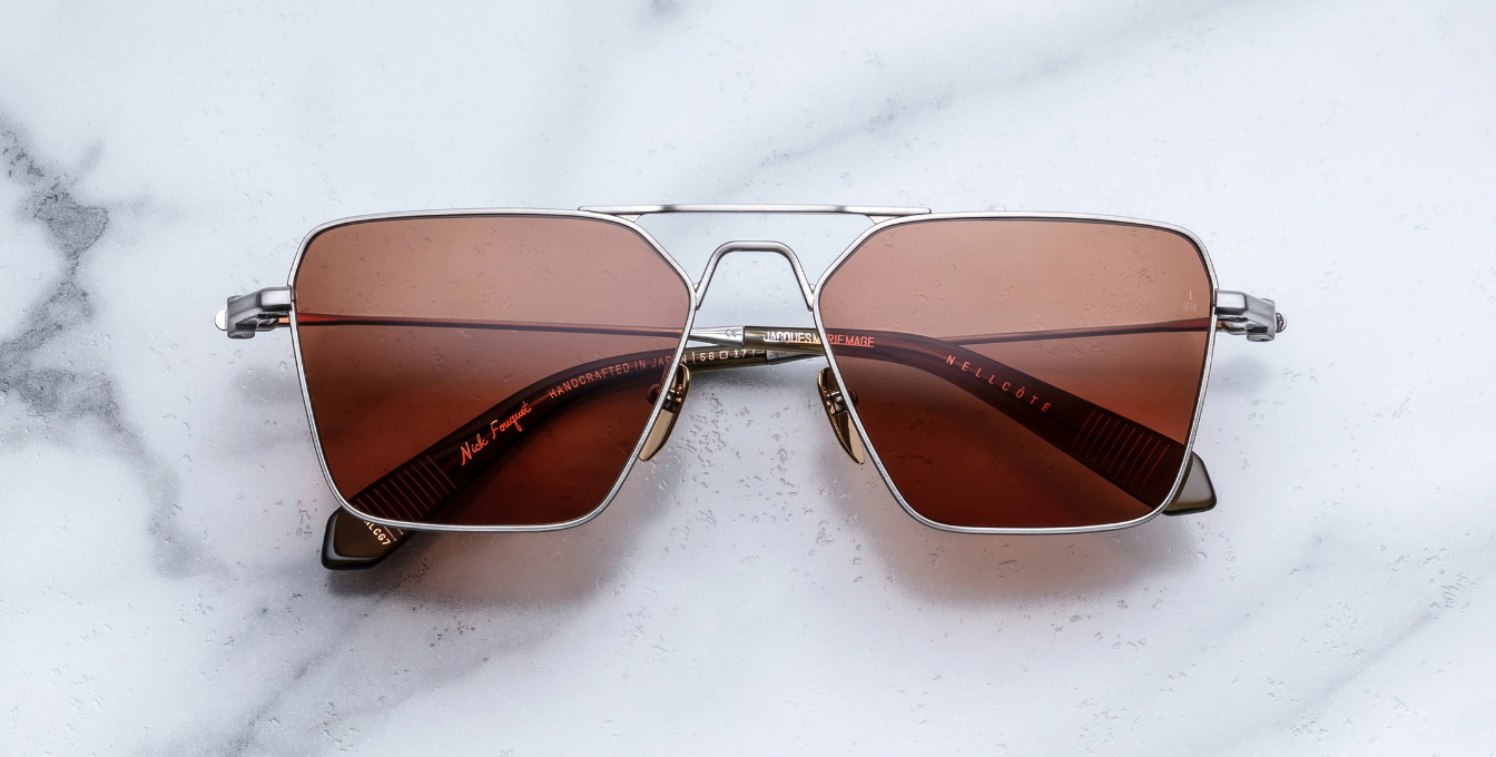 Jacques Marie Mage Nellcôte | Pastis - limitierte Luxussonnenbrille, handgefertigt in Japan 