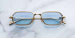Jacques Marie Mage Squadron Ciel Sonnenbrille in Gold - limitierte, handgefertigte Luxusbrille