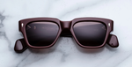 Jacques Marie Mage Fellini Bordeaux Empire Sonnenbrille in Rot - limitierte, handgefertigte Luxusbrille 