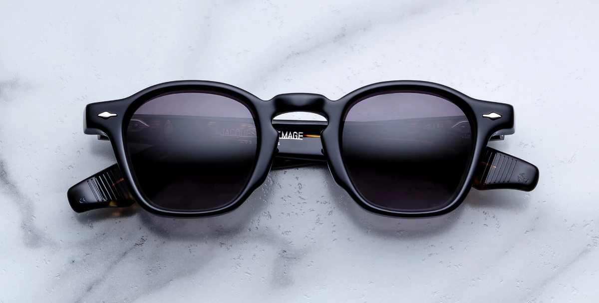 Jacques Marie Mage Zephirin Noir 11 Sonnenbrille in Schwarz - limitierte, handgefertigte Luxusbrille aus Japan