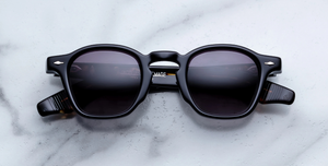 Jacques Marie Mage Zephirin Noir 11 Sonnenbrille in Schwarz - limitierte, handgefertigte Luxusbrille aus Japan
