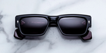 Jacques Marie Mage Engel | Bloodstone Sonnenbrille in Schwarz - limitierte, handgefertigte Luxusbrille aus Japan