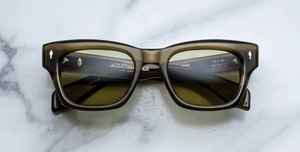 Eckige Haynes | Yellowstone VII | Green Moss Sonnenbrille in Grün - limitierte, handgefertigte Luxusbrille 