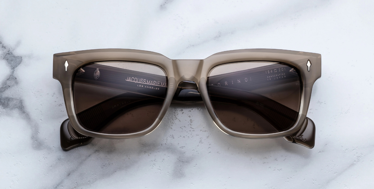 Eckige Jacques Marie Mage Torino Lescot - Luxussonnenbrille, handgemacht in Japan