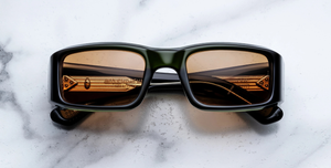 Eckige Jacques Marie Mage Harrison | Borneo - Luxussonnenbrille, handgemacht in Japan