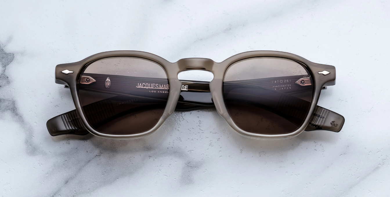 Jacques Marie Mage Zephirin 47 Lescot Sonnenbrille in Braun - limitierte, handgefertigte Luxusbrille 