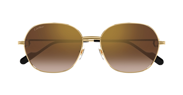 サングラス Cartier Cartier - CT0333S - 003 gold gold orange サングラス Cartier Cartier - CT0333S - 003 gold gold orange