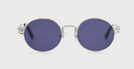 Front Jean Paul Gaultier KB9 Silver sunglasses