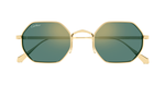 Cartier CT0627S | 003 Luxussonnebrille in Gold mit grünen Gläsern, hergestellt in Japan in Hexagon